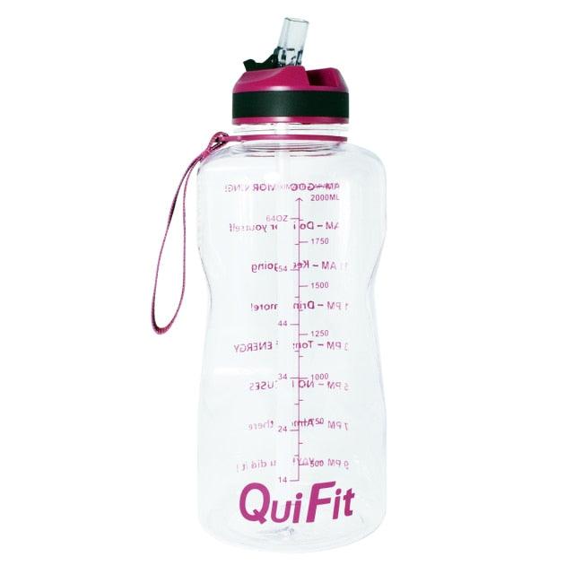 2L 1.3L 450ml Half Gallon Tritan Water Bottle With Straw BPA Free (FHB)(1AK1)