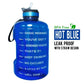 Cool 3.78L 2.2L 1.3L 128oz Gallon Water Bottle with Straw Motivational & Time Marker GYM Drinking Jug BPA Free Sports Outdoor (FHB)(1AK1)(1U24)(F24)(1U101)(1U9)(F101)