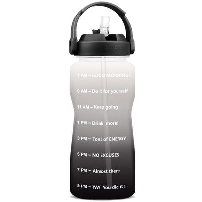 Sport 3.8L 2L Wide Mouth Gallon Tritan Water Bottle With Straw BPA Free (FHB)(F61)(1AK1)