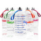Great 128oz 73oz 43oz 1 Gallon BPA Free Plastic Big Drink Water Bottle Jug Gourd - Travel Sports Fitness GYM Water-bottle (FHB)(1AK1)