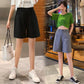 Plus Size New Summer Formal Half Pants - High Waist Wide Leg Women Pants (BP)