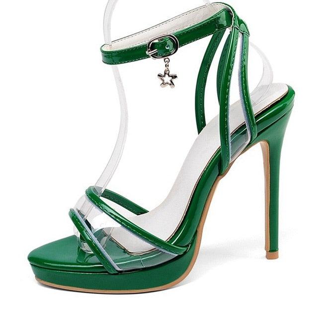 Trending Women's High Heels Summer Shoes - Cute Buckle Platform (D37)(SH2)(SS1)(WO2)