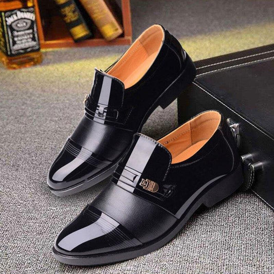 Fashion Business Dress Men Shoes - Slip On Dress Shoes - Leather Oxford Shoes (D14)(MSF3)