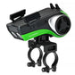 Waterproof 5 in 1 Bicycle Computer Phone Holder Bluetooth Audio MP3 Player Speaker 4400mAh Power Bank Bell Bike Light (RS)(1U50)