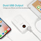 Great 10000mAh Power Bank - With Double USB Port Cable- External Battery Pack - Travel Size (1LT1)(F104)