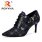 New Designer Women Pumps High Heels Shoes - Lattice Leather Dress Shoes - Pointed Toe (SH1)(CD)(WO4)(SH3)(F37)