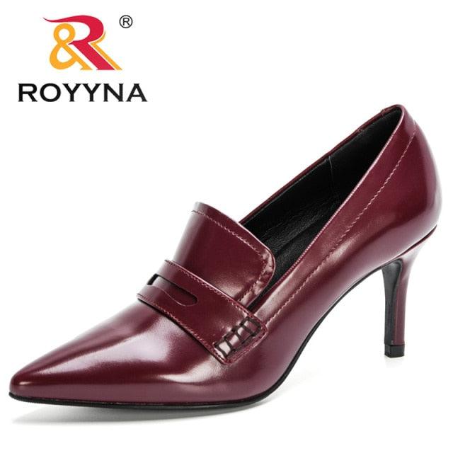 New Designers Original Top Quality Women Pumps Pointed Toe Thin Heels Dress Shoe Nice Leather Wedding Shoes(SH2)(SH1)(WO3)(F37)(F36)(1U37)(1U36)(F37)(F36)