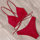 Amazing Sexy Bandage Bikini - Women Swimsuit - Thong Push Up Bikinis Set - Bathing Suit (TB8D)(F26)