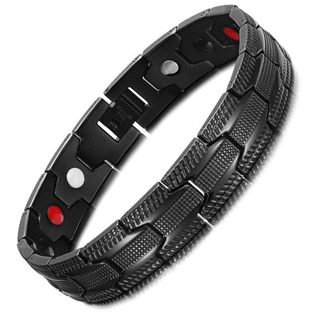 Negative Ions Magnetic Therapy Bracelet & Bangle Hologram Bracelets (MJ3)