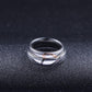5mm Couple Wedding Bands Rings - Stainless Steel Jewelry Engagement Ring (MJ1)(F83)