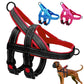Great Pull Dog Harness Vest Nylon Adjustable Pet Harness Soft Padded Harnesses (D70)(3W1)