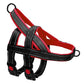 Great Pull Dog Harness Vest Nylon Adjustable Pet Harness Soft Padded Harnesses (D70)(3W1)