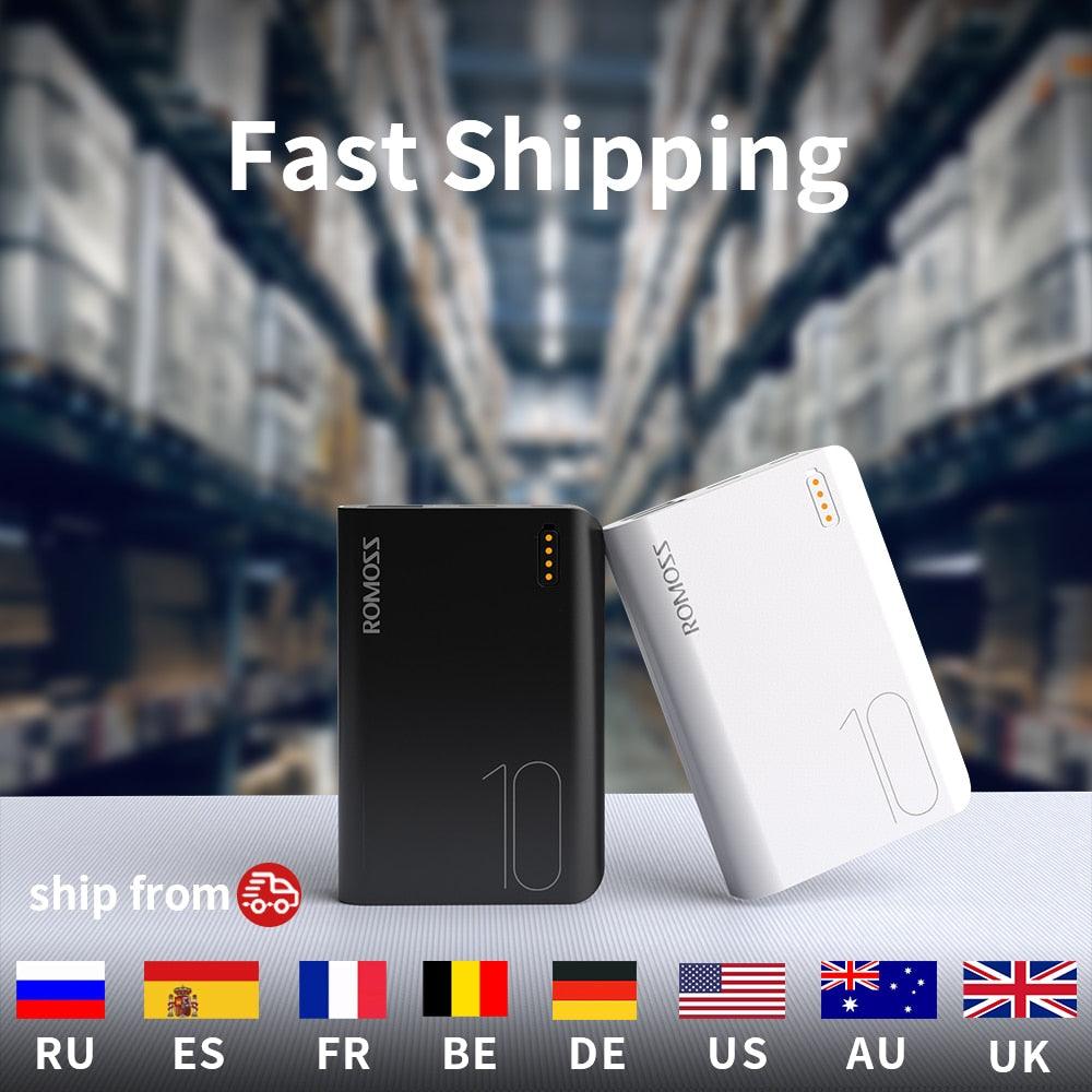 Mini Power Bank - 10000mAh Fast Charge Power bank - Portable External Battery Charger (D79)(1LT1)