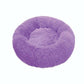 Round Cat Beds House - Soft Long Plush Best Pet Dog Cat Bed - Basket Pet Products Cushion Cat Bed (D75)(9W3)