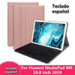 English/Russian/Spanish Keyboard Case For Huawei MediaPad M6 10.8 2019 Ultra slim Stand Smart Cover For Huawei M6 10.8 (TLC3)(F47)