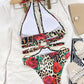 Hot One Piece Swimwear - Women Monokini Halter Swimsuit Printed Bathing Suit - Padded Beachwear Swimming Summer Backless (TB8D)(1U26)(F26) - Deals DejaVu