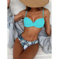 Sexy Push Up Bikini Set - Women New Floral Twist Swimsuit Two Pieces - Low Waist Sling Beachwear Bathing Suit (TB8D)(1U26)(F26) - Deals DejaVu