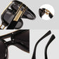 Great Double Rims Oversize Square Sunglasses -Designer Anti-Blue Light Optical Glasses (2U102)