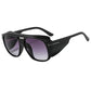 Vintage Goggle Sunglasses - Designer Fashion Square Punk Shades Men UV400 (2U102)