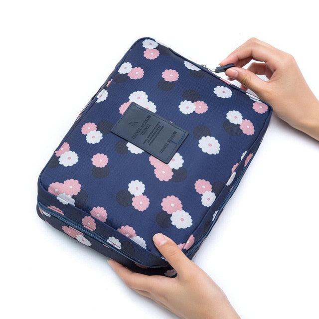 Great Waterproof Portable Zipper Cosmetic Bag - Beauty Case Make Up Organizer Storage Travel (2U79)