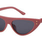 Great Small Flat Top Cat Eye Sunglasses - Women Fashion Triangle Leopard Glasses (1U44)
