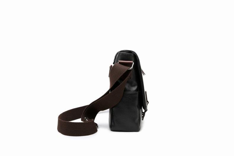 Fashion Brand PU Leather Men Crossbody Bag - Casual Shoulder Bags - Travel Crossbody Bags Male Messenger bag Bags (3MA1)(LT4)(1U78) - Deals DejaVu