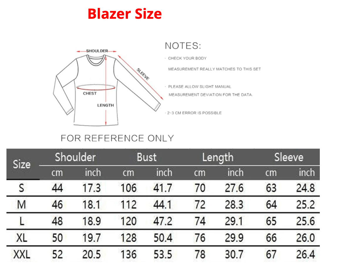 Men Blazers - Christmas New Year Jacket - New Fashion Slim Fit Suit Jackets (T2M)(CC5)