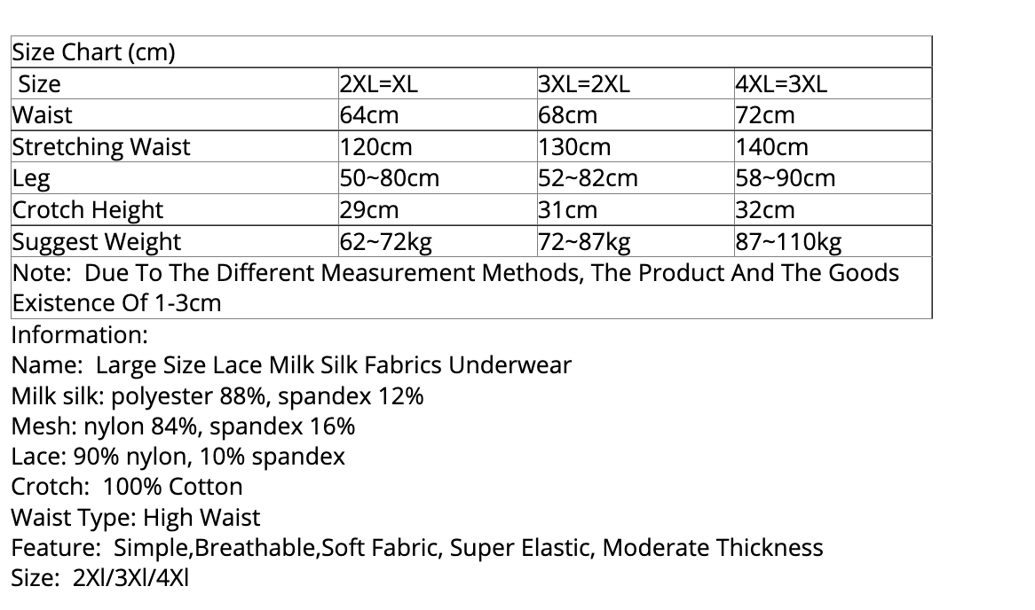 High Quality Women's Panties - High Waist M-3XL Plus Size Underwear - Comfortable Seamless Lingerie (TSP2) - Deals DejaVu