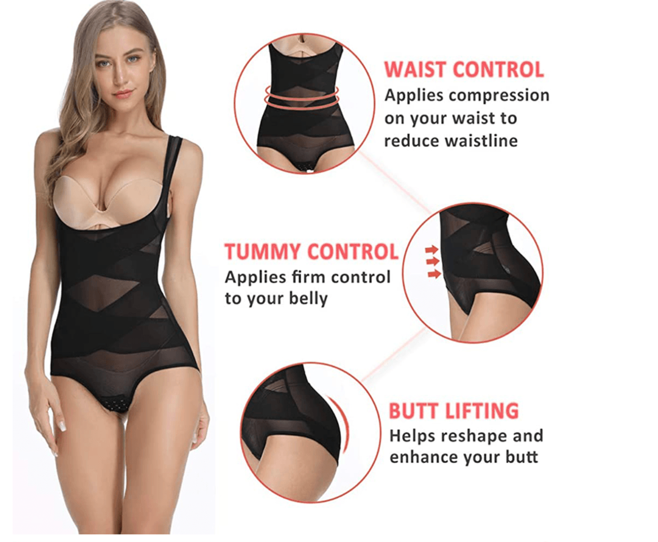 Great women Body shaper Slimming underwear - waist shaper slimming pants - trainer tummy Control underwear butt lifter (FHW1) - Deals DejaVu