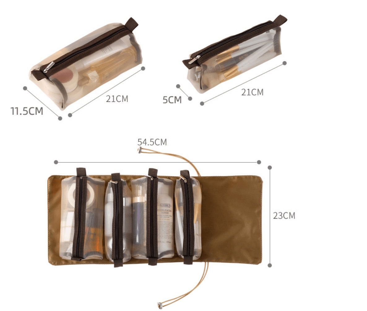 Portable Makeup Bags - Multifunctional Travel Large Hanging Folding Storage Bag (LT5) - Deals DejaVu