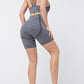 Sexy Women's Gym Shorts Yoga Set - Sports Bra + High Waist Shorts - Women Fitness Activewear Exercise Sets (D24)(BAP)(TBL)