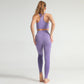 Gorgeous 2 Piece Sport Suit Set - Gym Women Fitness Clothes - Fitness Leggings And Top Tracksuit - Workout Women Set (2U24)