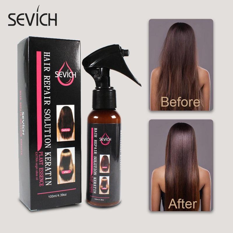 100ml Hair Repair Spray Repairs damage restore soft hair - for all hair types keratin Hair & Scalp Treatment (M1)(1U86)