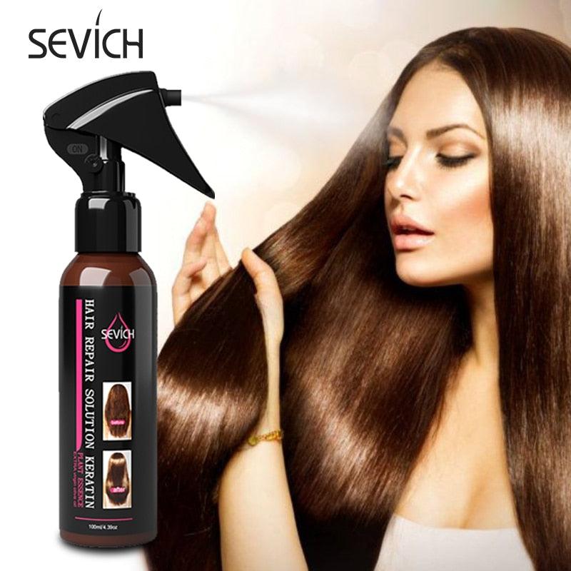100ml Hair Repair Spray Repairs damage restore soft hair - for all hair types keratin Hair & Scalp Treatment (M1)(1U86)