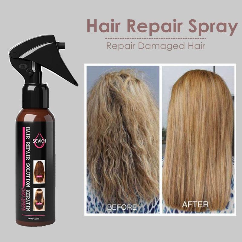 100ml Hair Repair Spray Repairs damage restore soft hair - for all hair types keratin Hair & Scalp Treatment (M1)(1U86)