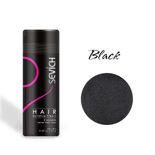 25g hair building fibers powder hair loss products bald extension thicken hair spray jar (D45)(BD1)(1U45)