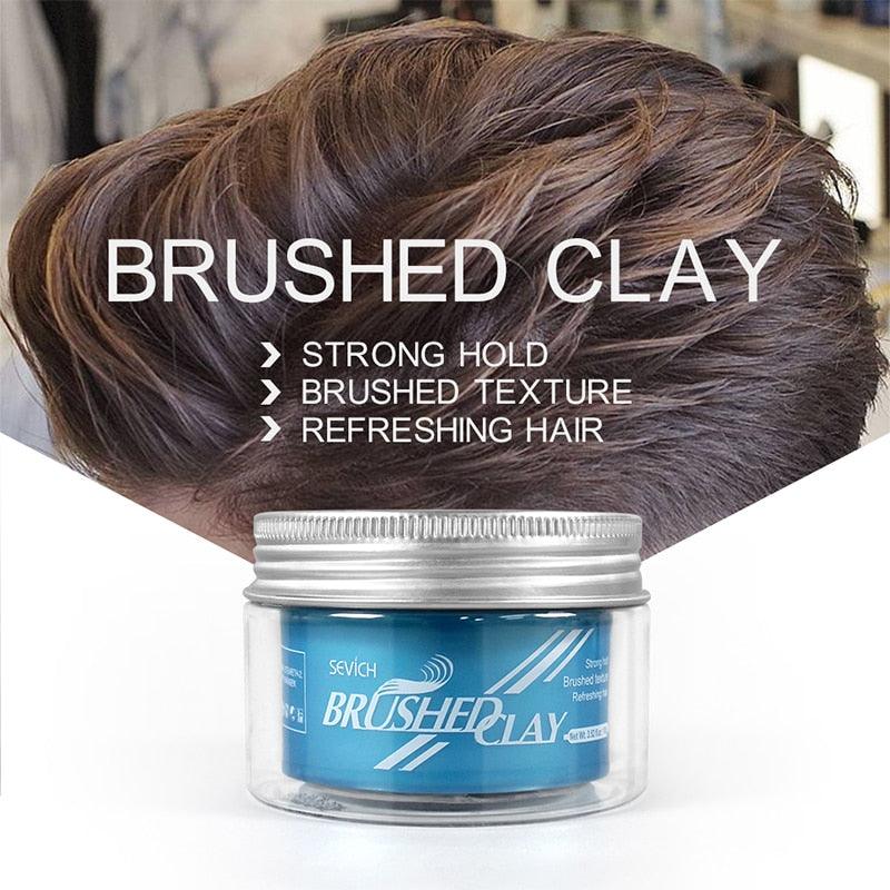 100g Strong Hold Brushed Texture Clay Refreshing Hair Fashion Hair Styling Clay (BD2)(BD1)(1U45)(F45)