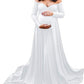 Sexy Maternity Dresses - Photo Shoot Pregnant Dress - Summer Plus Size Dress (D5)(2Z1)(7Z1)(Z8)(1Z1)(4Z1)