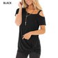 Sexy T Shirt - Women Short Shoulder Sleeve - New Summer Tee Shirts - Women Fashion Long Top (3U19)