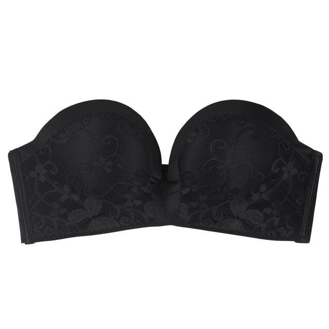 Gorgeous Super Sexy Women Strapless Bra - Wireless Super Push Up Invisible Bra - Backless Small Breast Tops (TSB1)(F27)