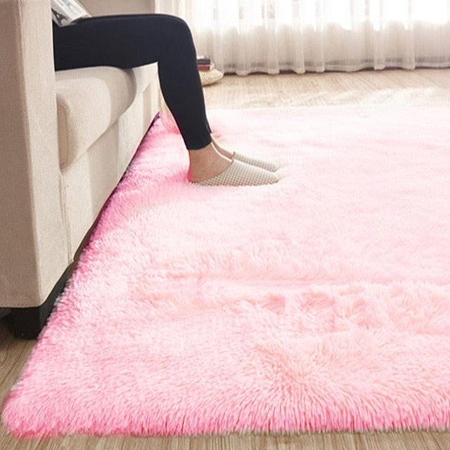 Thick Carpet for Living Room Plush Rug Fluffy Floor Carpets Children Bed Room Area Rugs Soft Velvet Mats Room Mat (D68)(RU3)(RU2)(1U68)