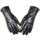 Cute Sheepskin Leather Gloves - Women's Thick Winter Warm Fur Gloves (6WH1)