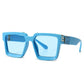 Shield Square Sunglasses - Luxury Designer Sun Glasses (2U102)