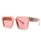 Shield Square Sunglasses - Luxury Designer Sun Glasses (2U102)