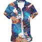 Short Sleeve Shirts - Men Leaf Printed Top Summer Hawaiian Shirt - Pullovers Male Casual Beach Shirts (2U8)