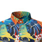 Short Sleeve Shirts - Men Leaf Printed Top Summer Hawaiian Shirt - Pullovers Male Casual Beach Shirts (2U8)