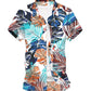 Short Sleeve Shirts - Men Leaf Printed Top Summer Hawaiian Shirt - Pullovers Male Casual Beach Shirts (2U8)