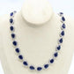 Beautiful Silver Color Necklace - Women Water Drop Blue Green Semi-precious Jewelry (5JW)(F81)