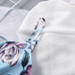 Gorgeous Sleeveless Purple Rose Print Pajamas Set -Sexy Women Sleepwear Set - Summer Top And Shorts (ZP1)