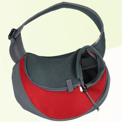 Amazing Sling Pet Carrier - Reversible Mesh Travel Tote Shoulder Sling Bag for Dogs Cats Pet (2U106)